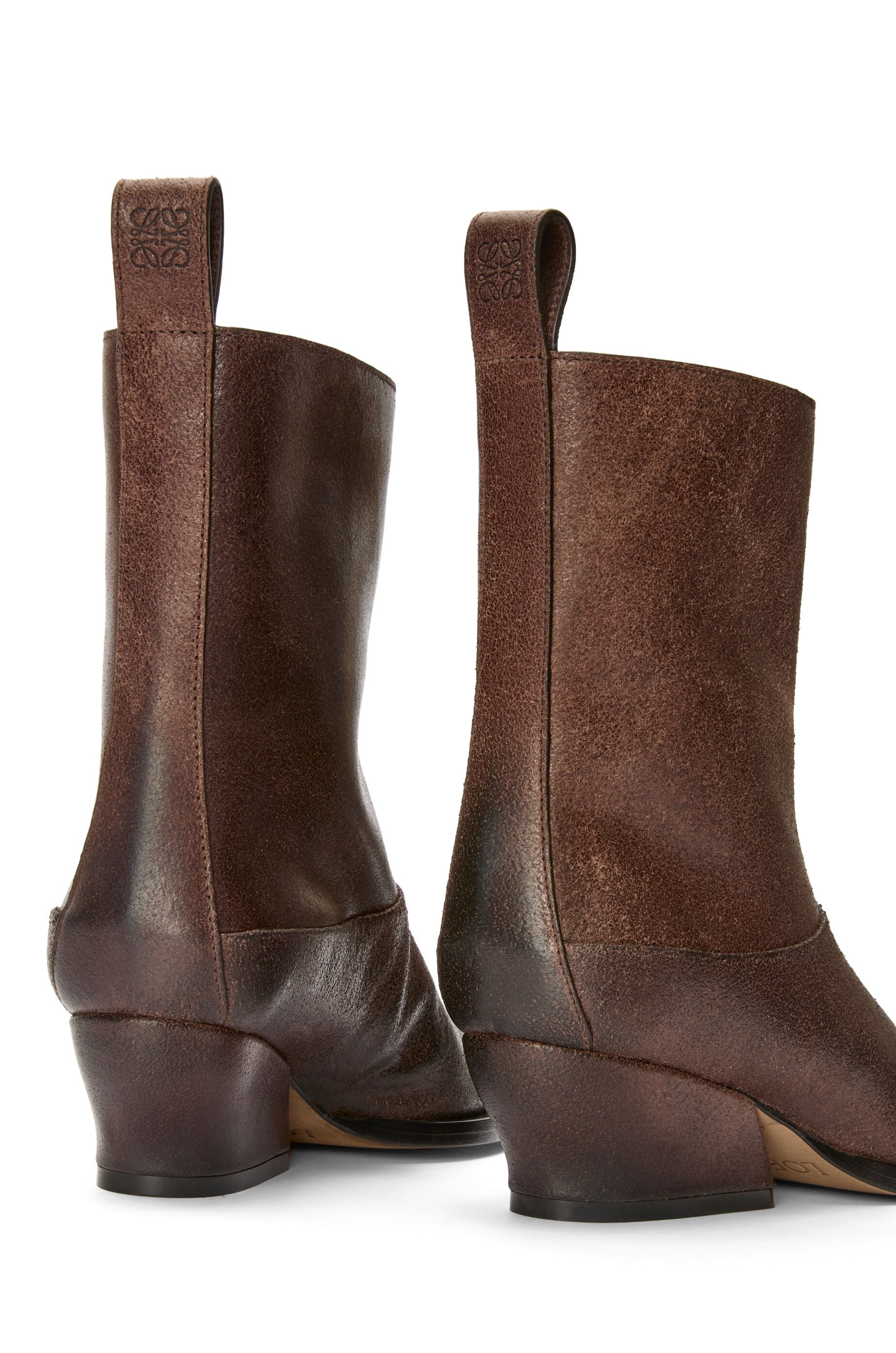 Onda bootie in split calfskin - 5