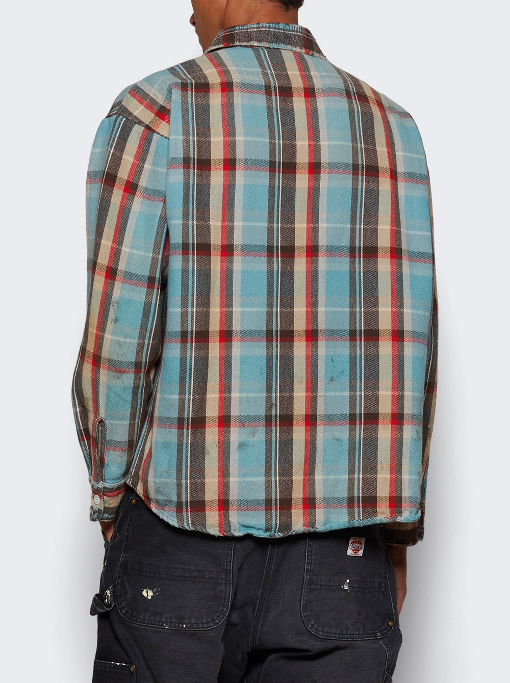 Flannel Check Shirt Blue - 4