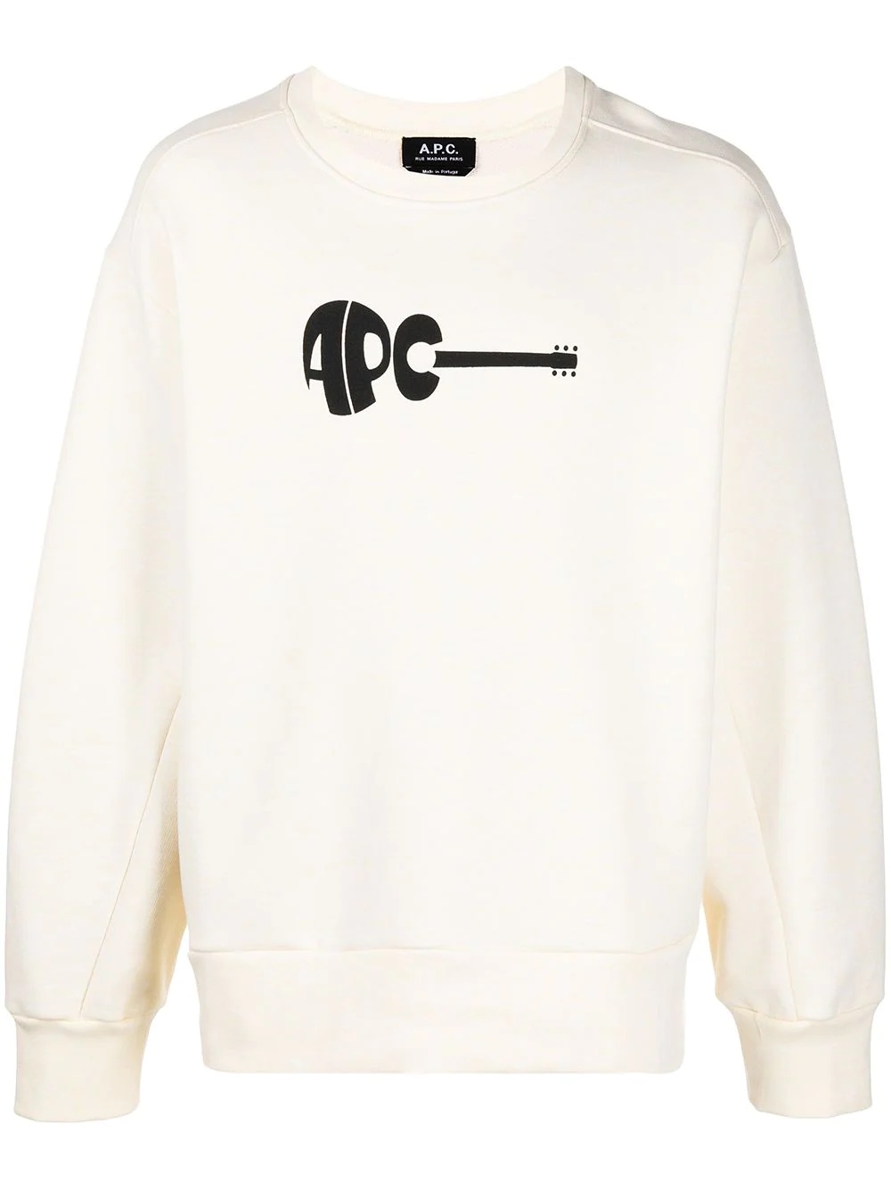 logo-print crew-neck sweatshirt - 1