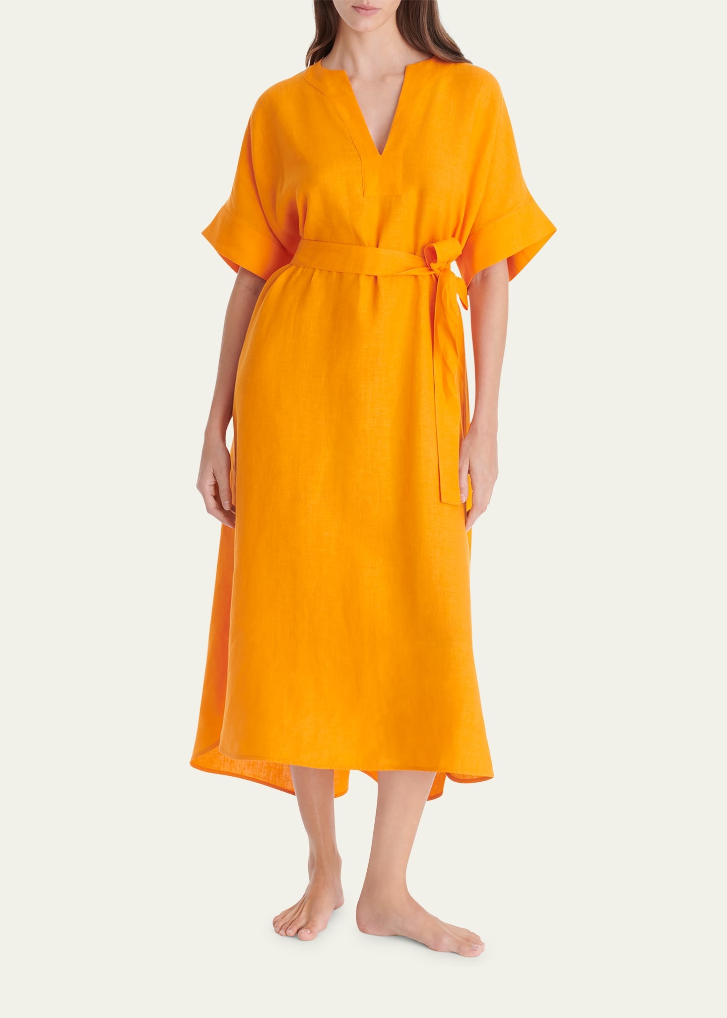 Bibi Linen Kaftan Coverup - 2