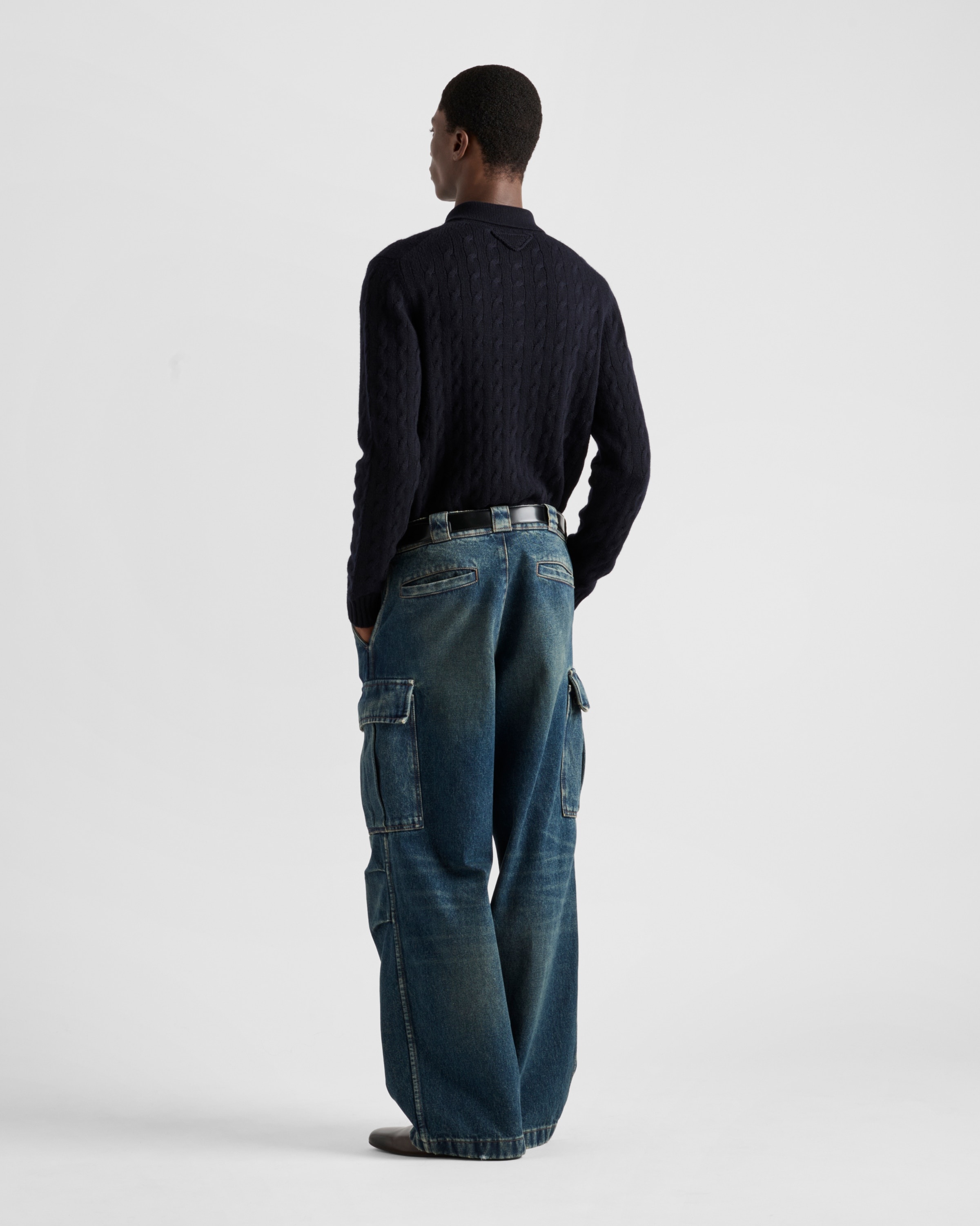 Cashmere polo shirt - 5