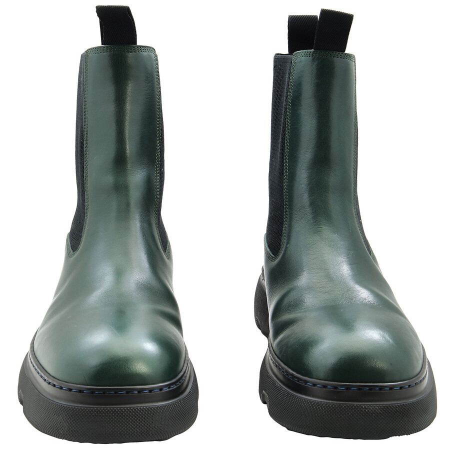 Burberry Creeper Leather Chelsea Boots - 4
