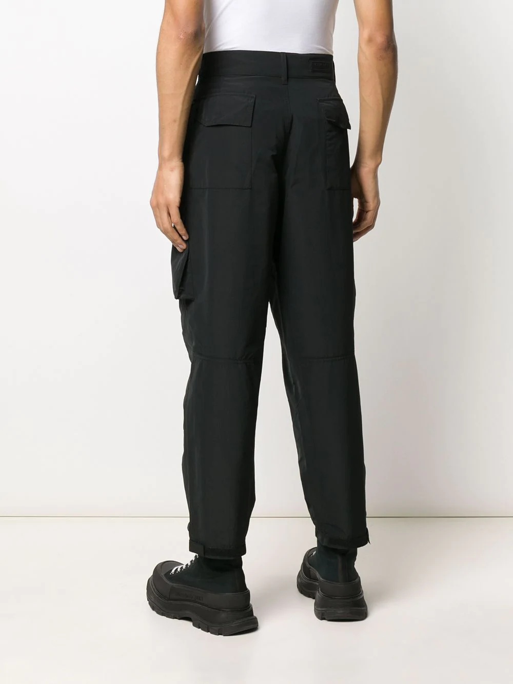 tapered cargo trousers - 4