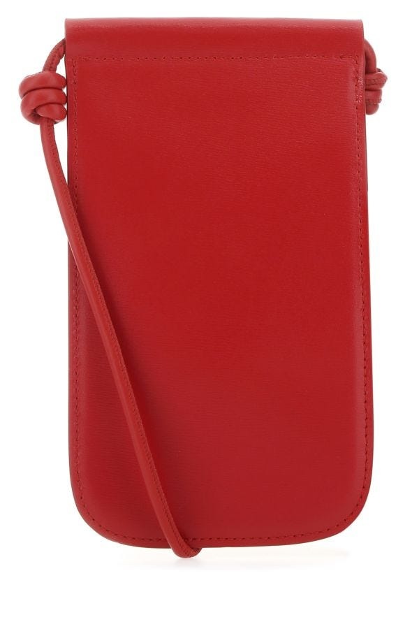 Red leather iPhone case - 3