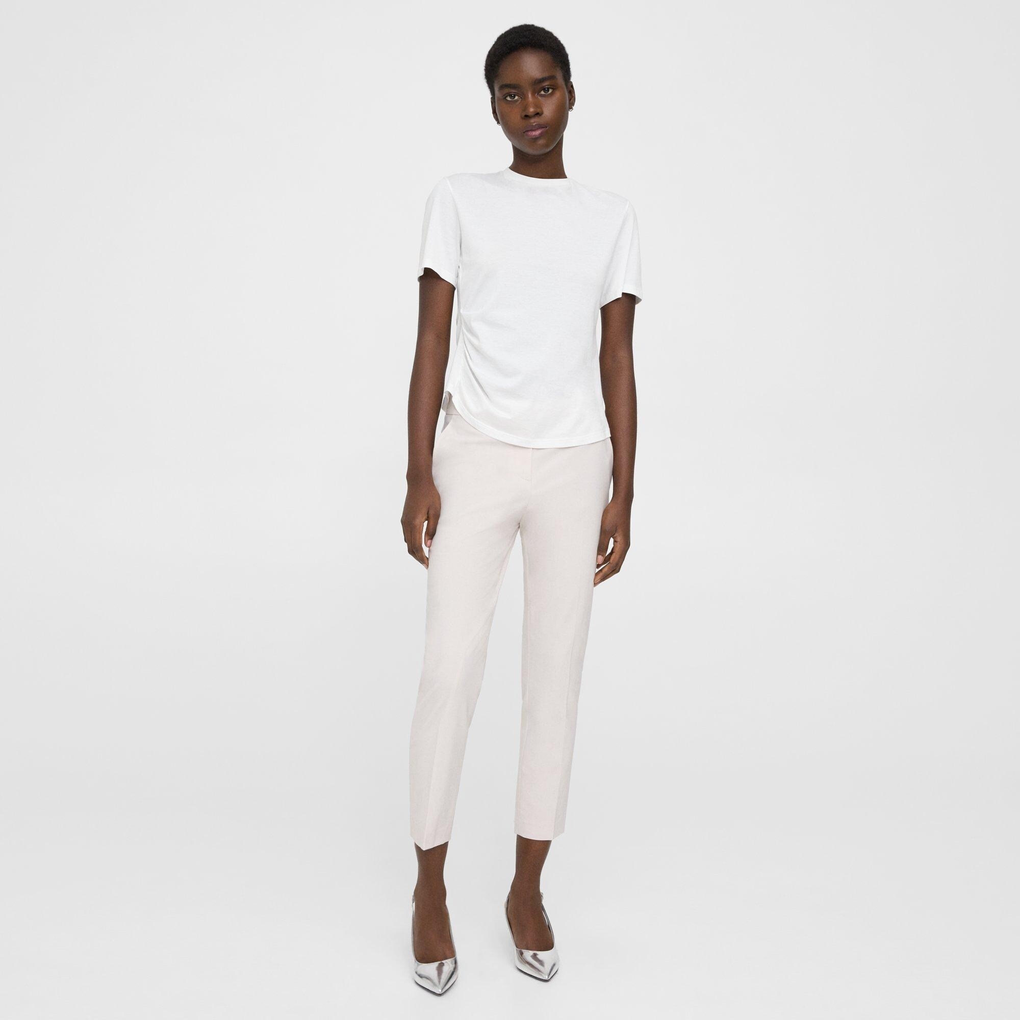 Draped Tee in Organic Cotton - 3