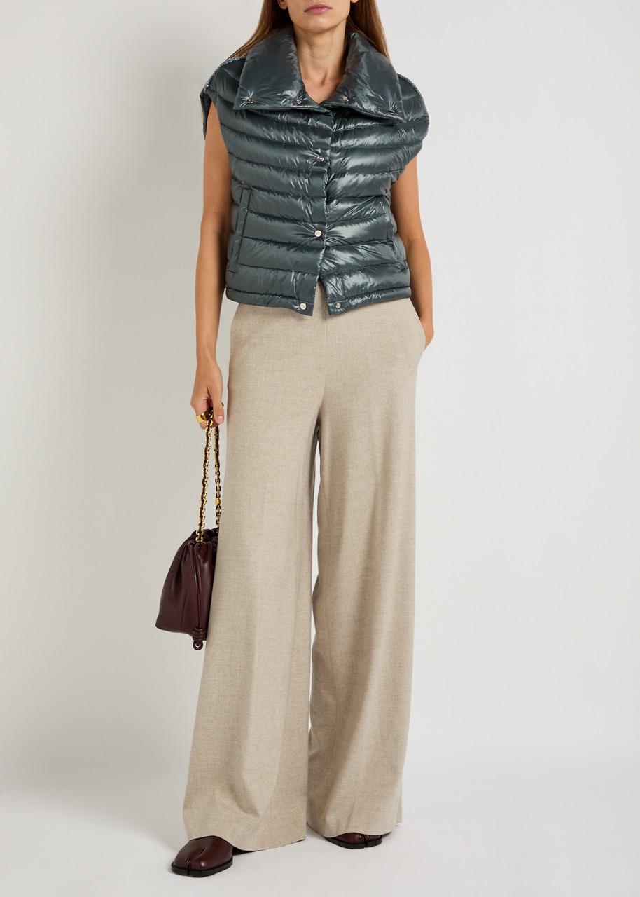 Herno Quilted Glossed Shell Gilet - 4