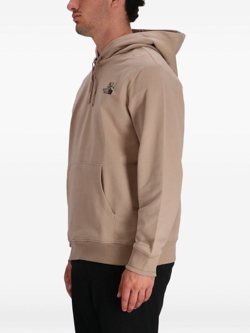Connect floral-embroidered hoodie 3