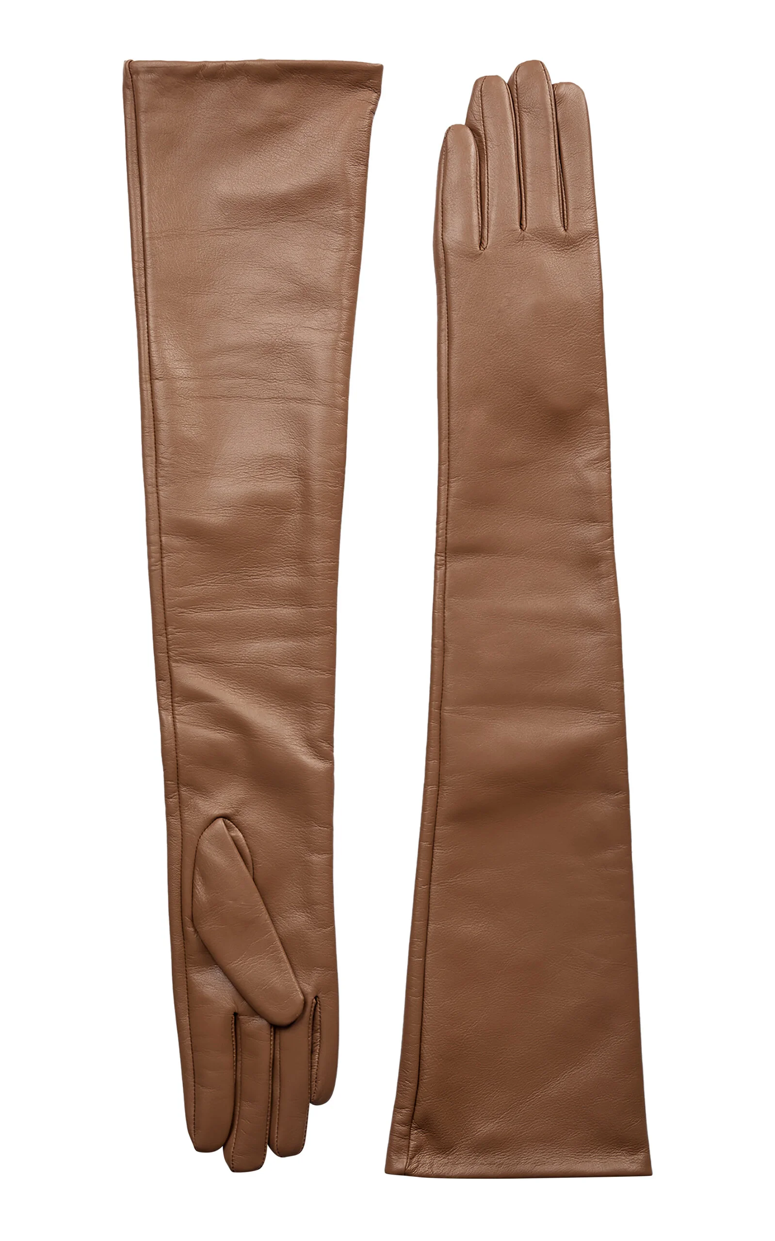 Tg Leather Gloves tan - 1