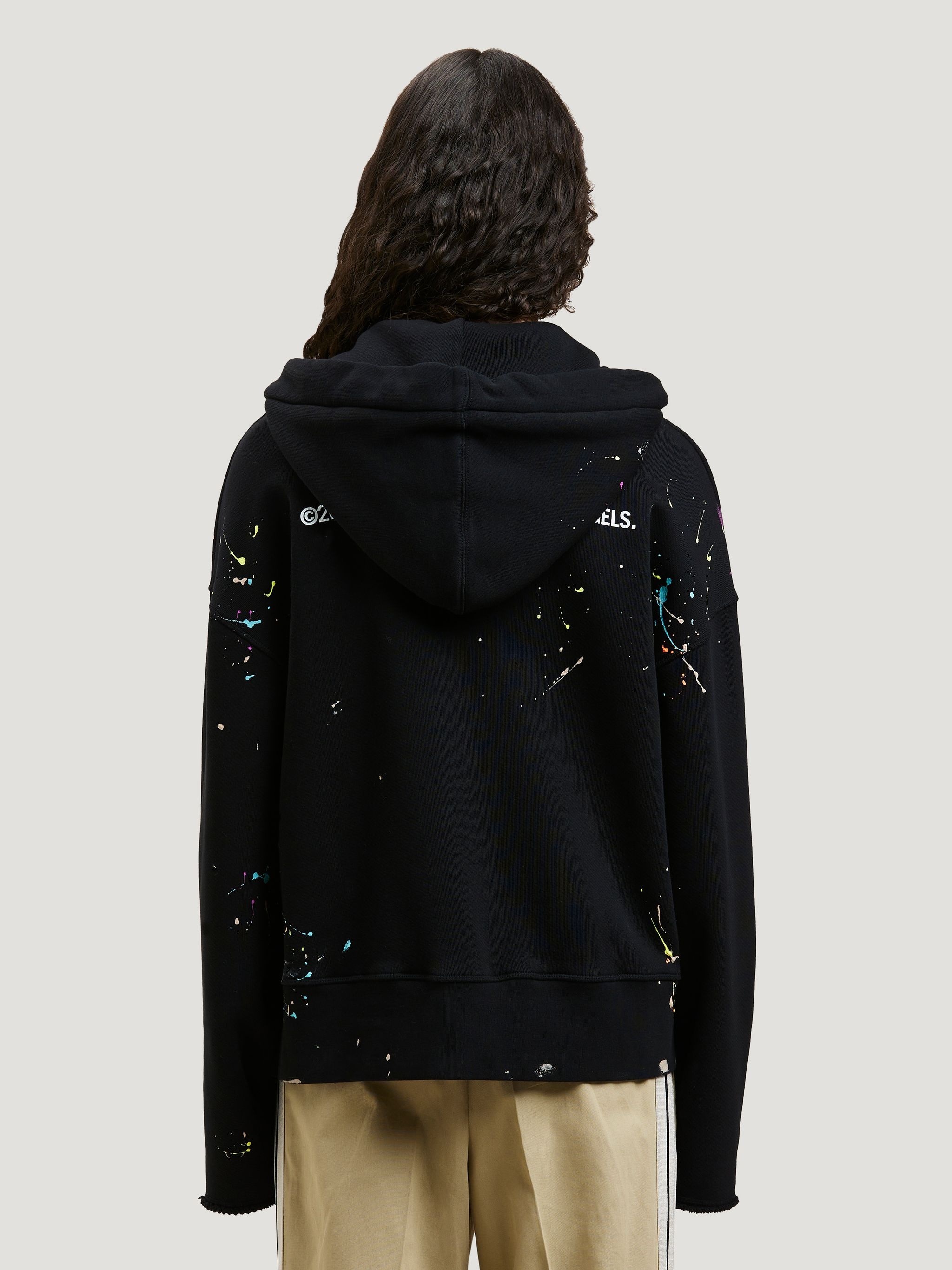 PAINTED PALM TREE HOODED SWEATSHIRT - 5