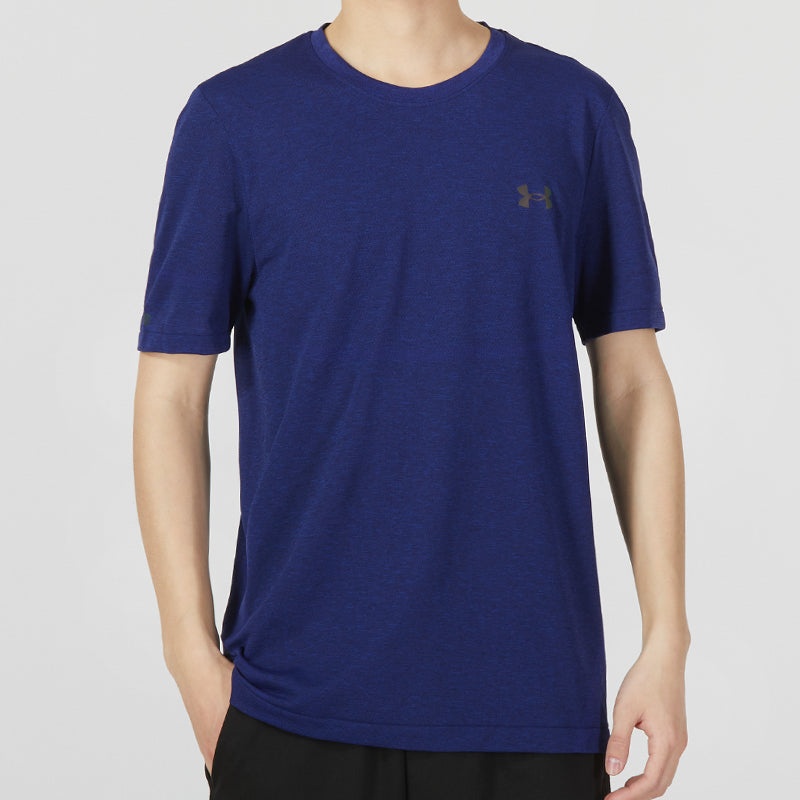 Under Armour Rush Seamless Legacy Tee 'Dark Blue' 1376781-468 - 3