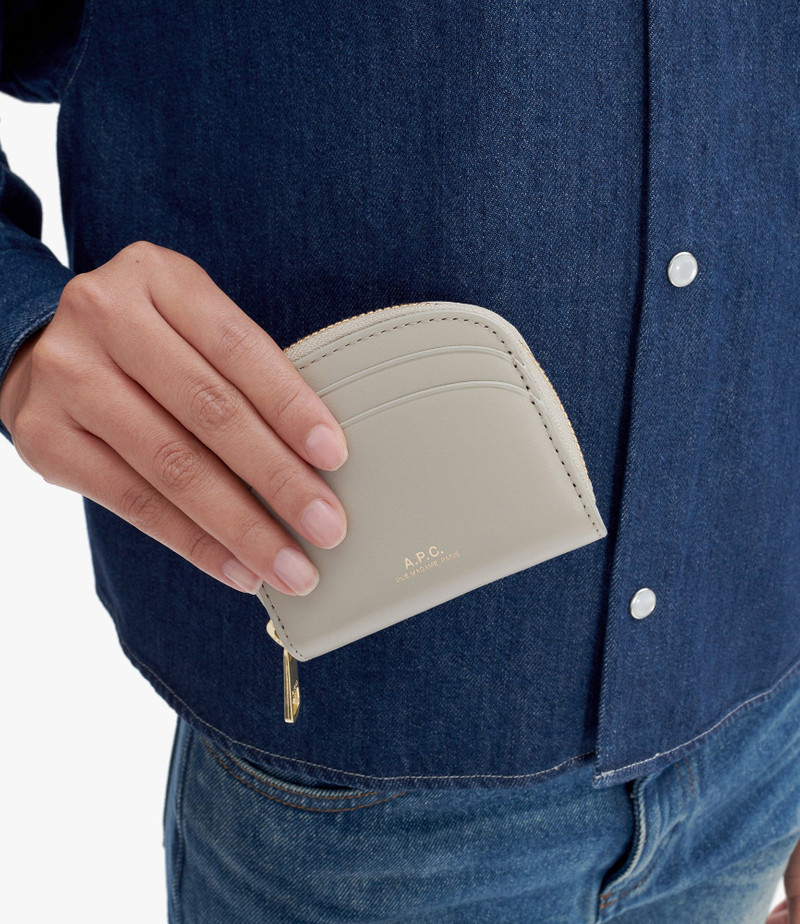 A.P.C. DEMI-LUNE MINI COMPACT WALLET outlook