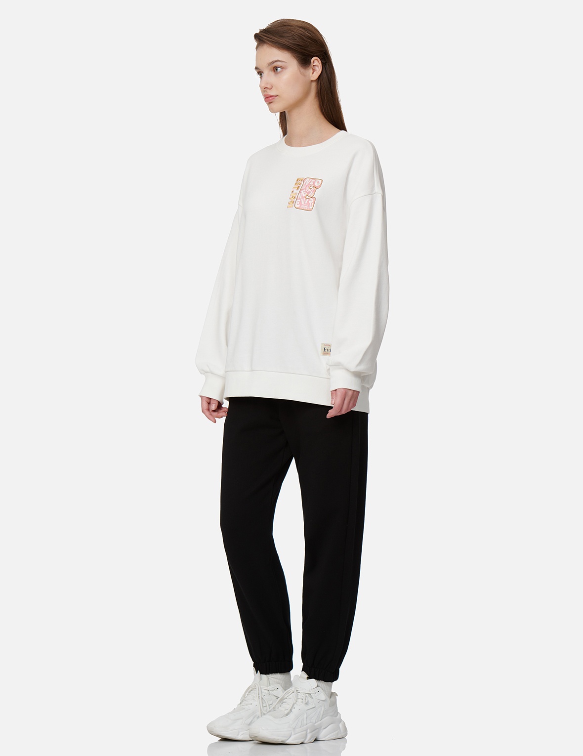 ZIP-UP DARUMA AND FORTUNE CAT PRINT SWEATSHIRT - 4