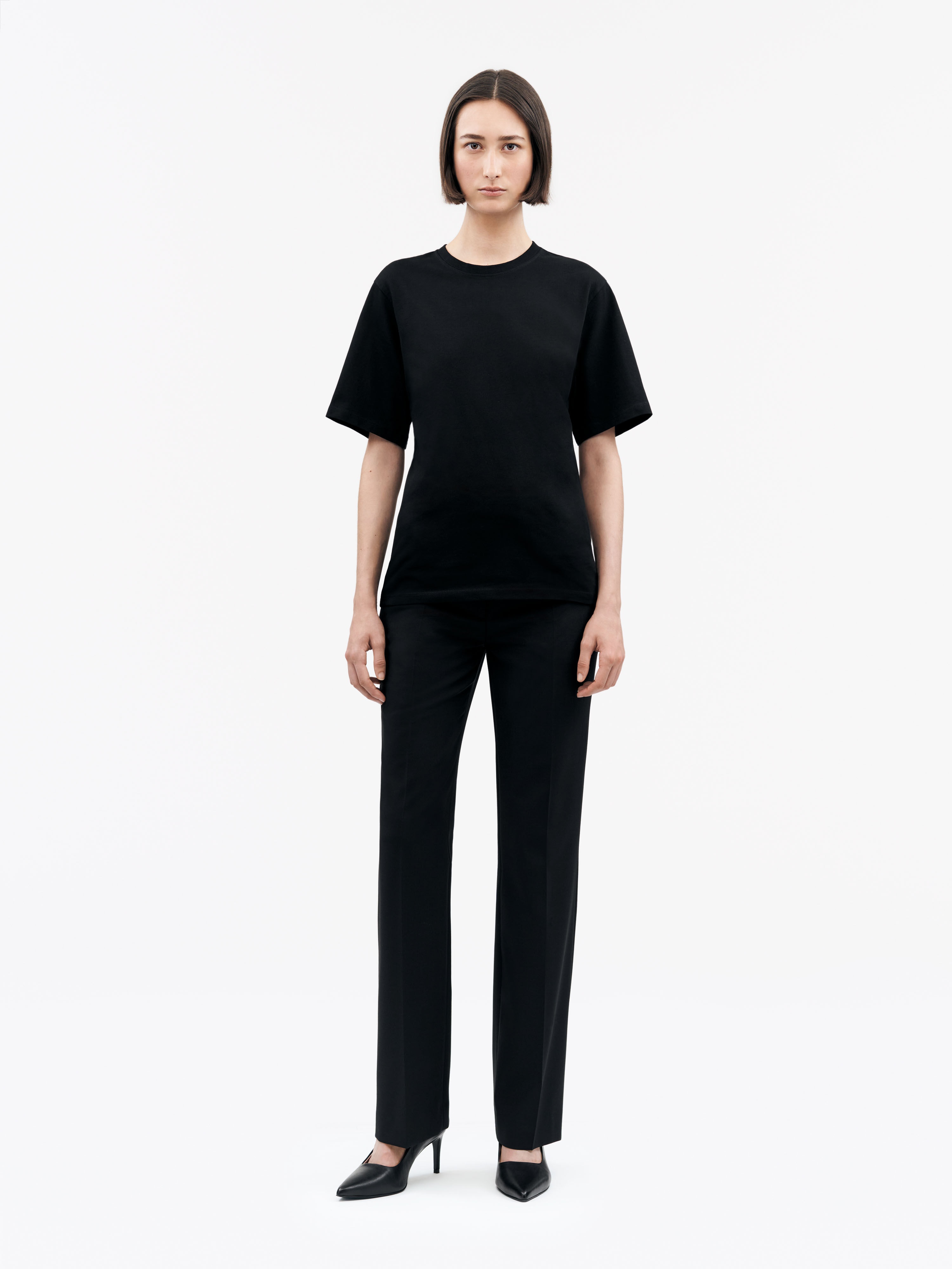 Lori Round-Neck Cotton T-Shirt - 2