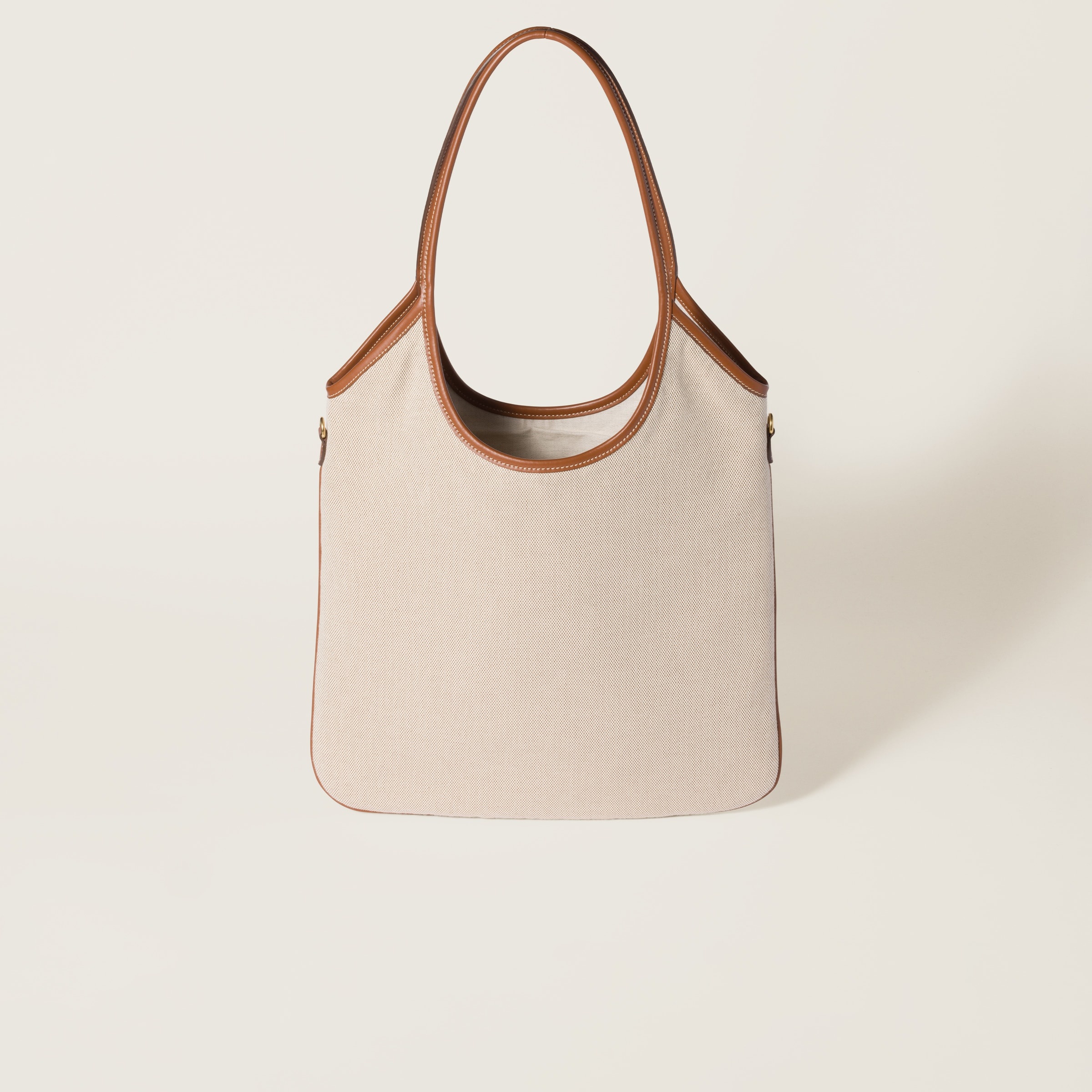Miu Miu Ivy canvas and leather bag | REVERSIBLE