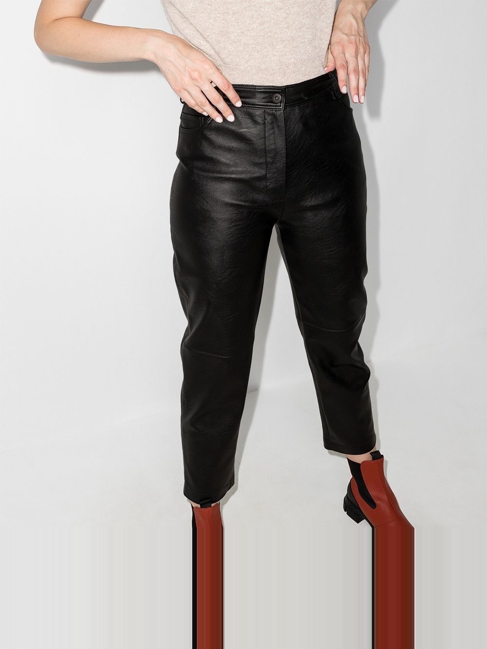 Hailey cropped trousers - 2