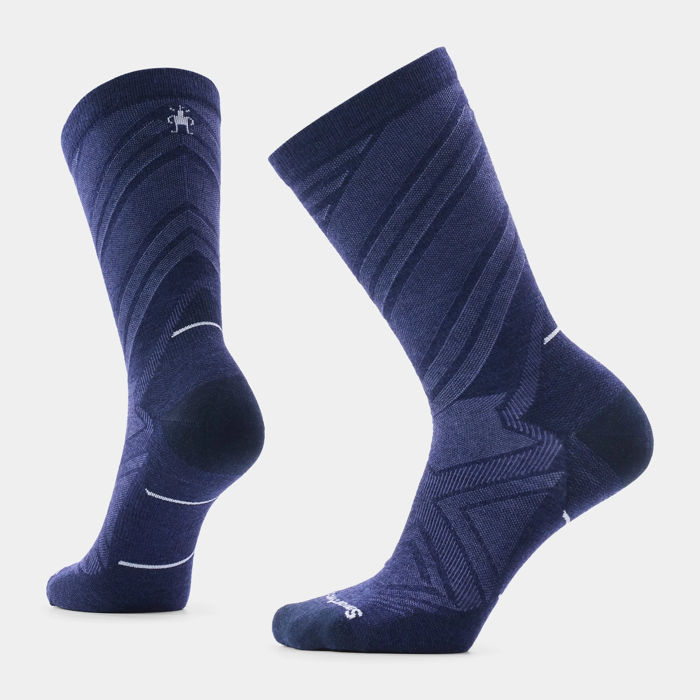 Run Zero Cushion Pattern Crew Socks - 1