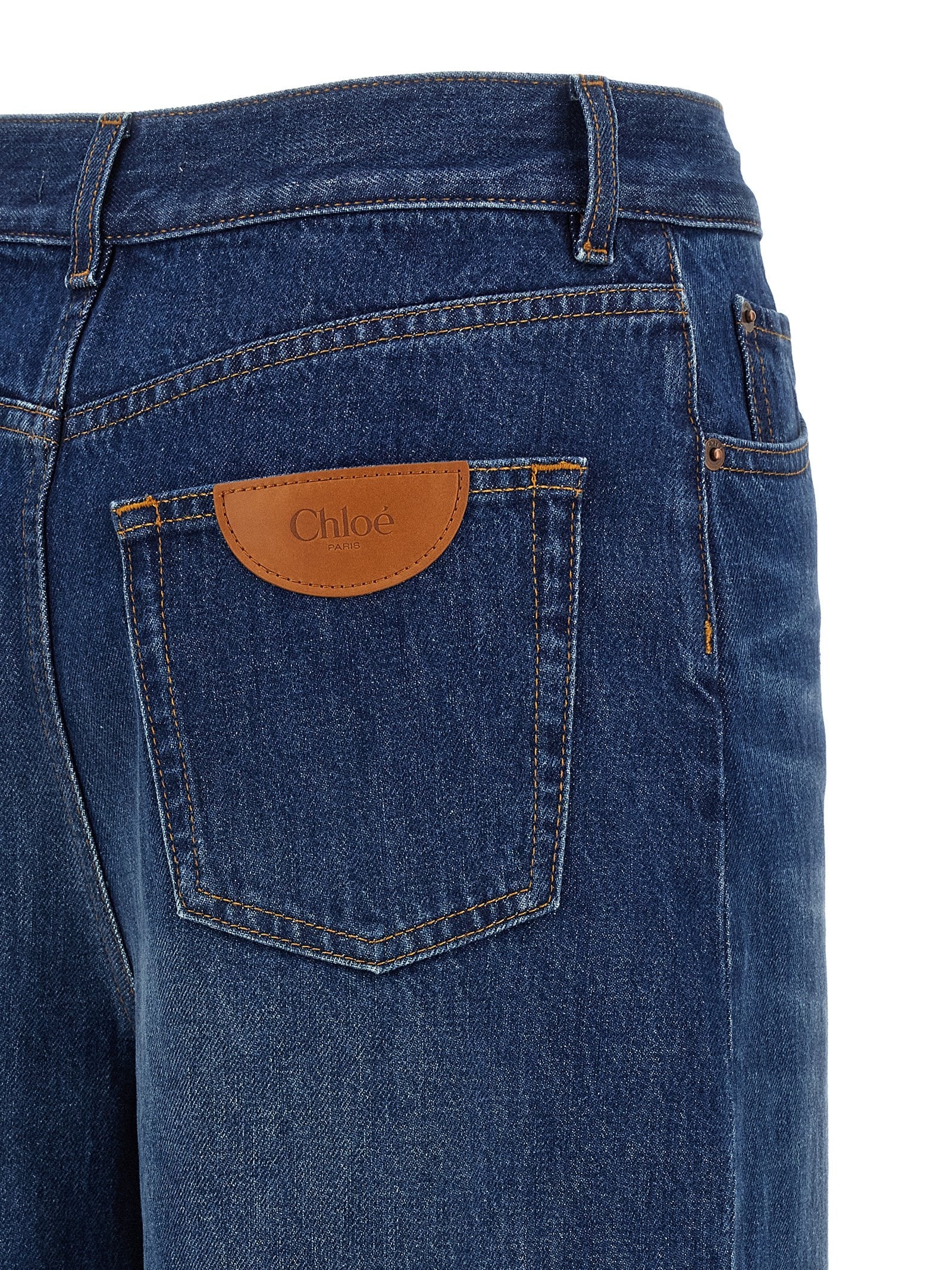 High Waist Jeans Blue - 4