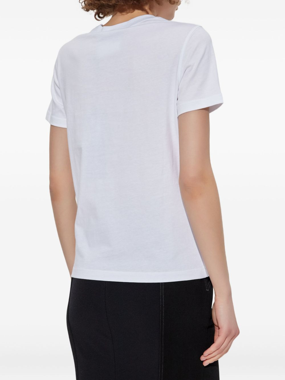 butterfly crown-print T-shirt - 4