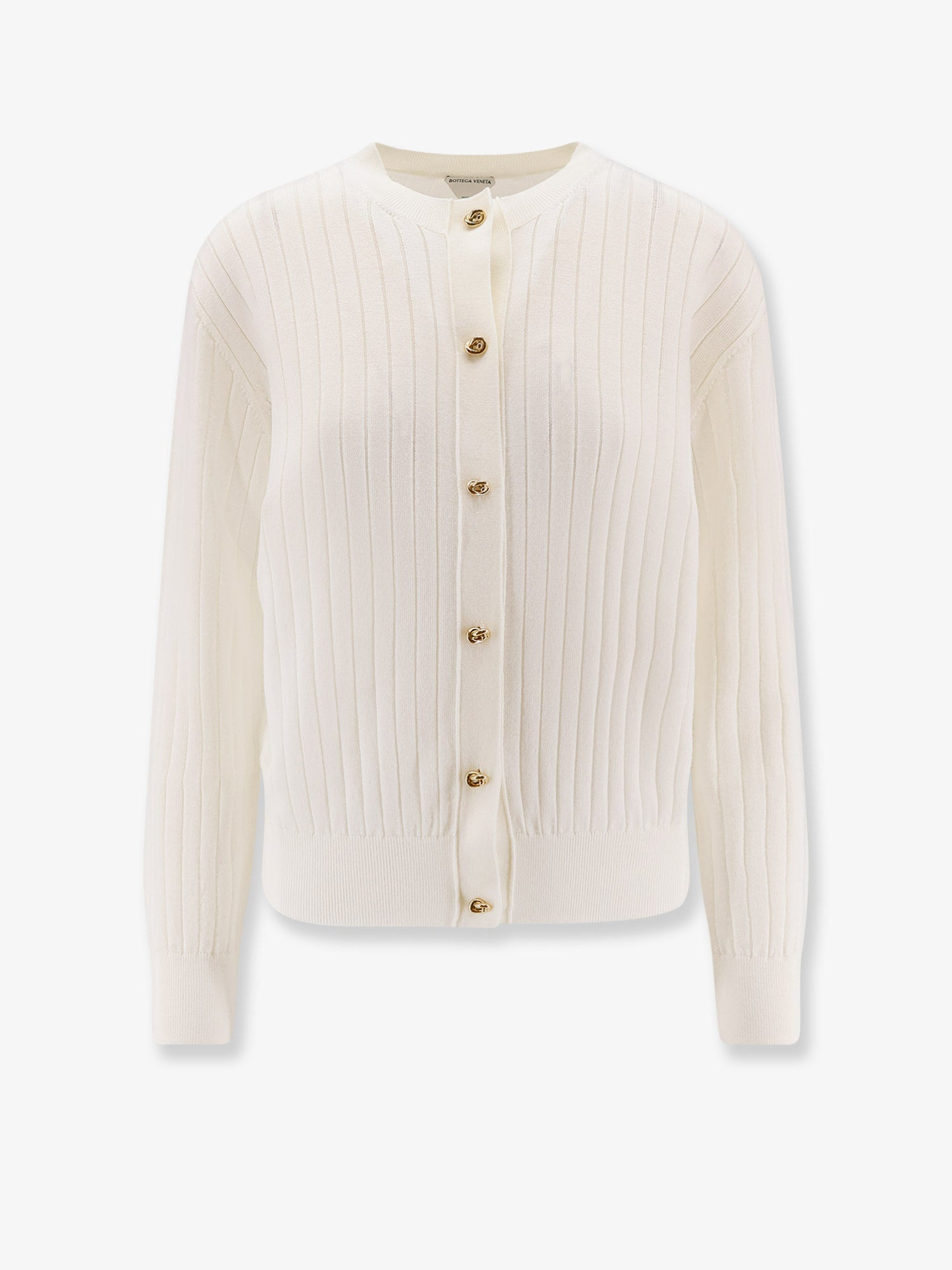 Bottega Veneta Women Wool Cardigan With Knot Buttons - 1