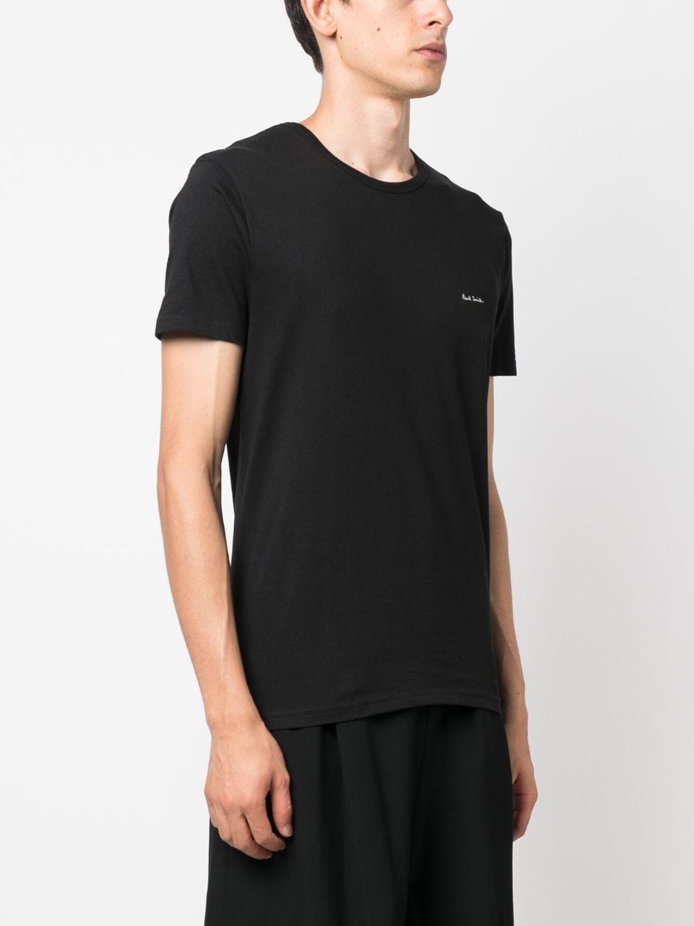 logo-print cotton T-shirt - 3