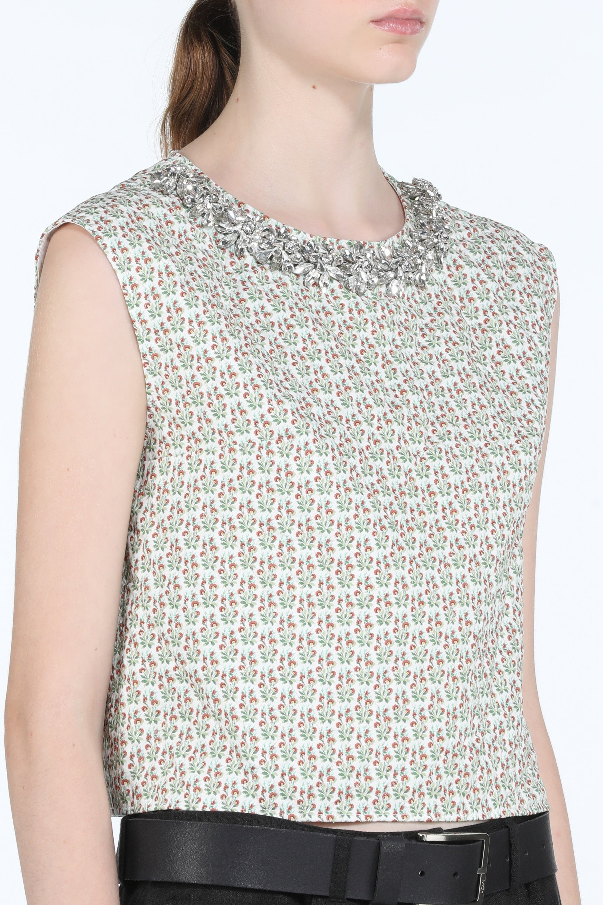 FLORAL-PRINT CROP TOP - 5