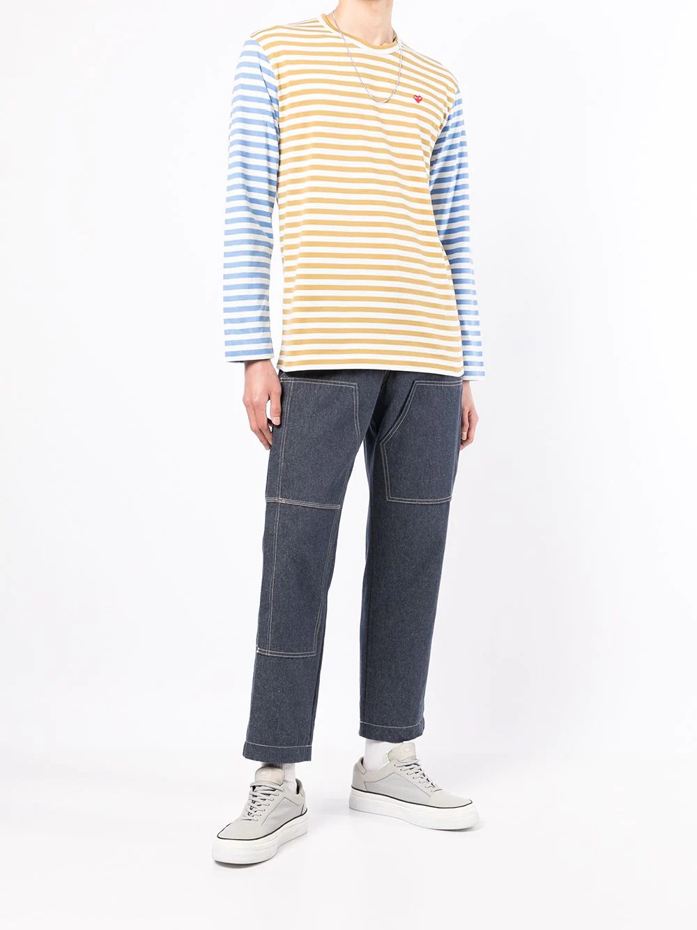 striped long-sleeve T-shirt - 2