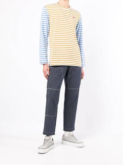 Comme des Garçons PLAY striped long-sleeve T-shirt outlook