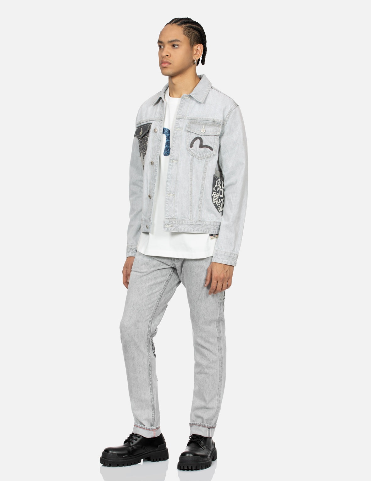 Multi-Pocket Carrot Fit Denim Jeans #2017 - 4