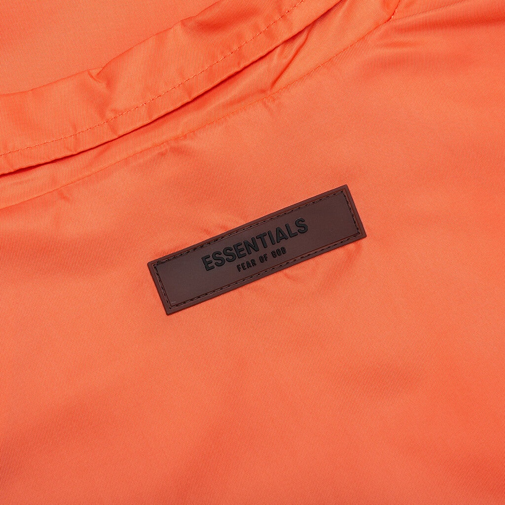 ESSENTIALS COACHES JACKET - CORAL - 5