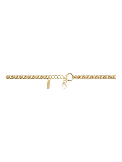 VERSACE JEANS COUTURE Pink & Gold Charms Chain Belt outlook