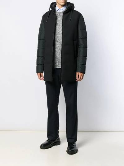 Herno padded hooded coat outlook