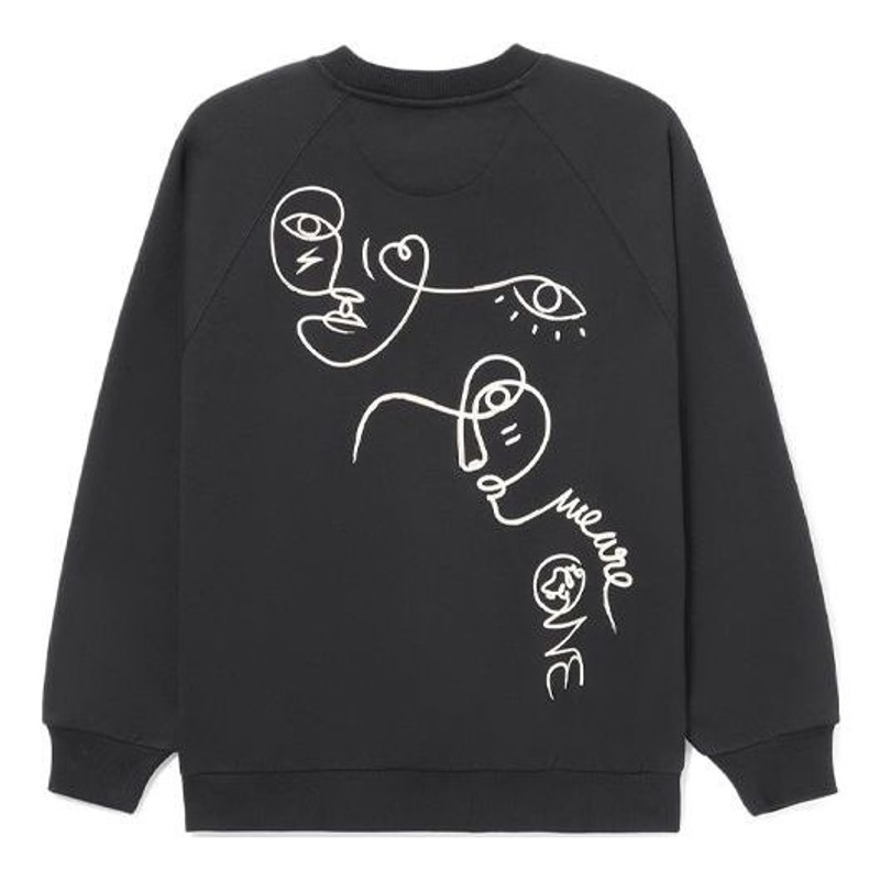 Li-Ning Li-Ning x DFT Way Of Wade Graphic Sweatshirt 'Black' AWDRE79-1 outlook