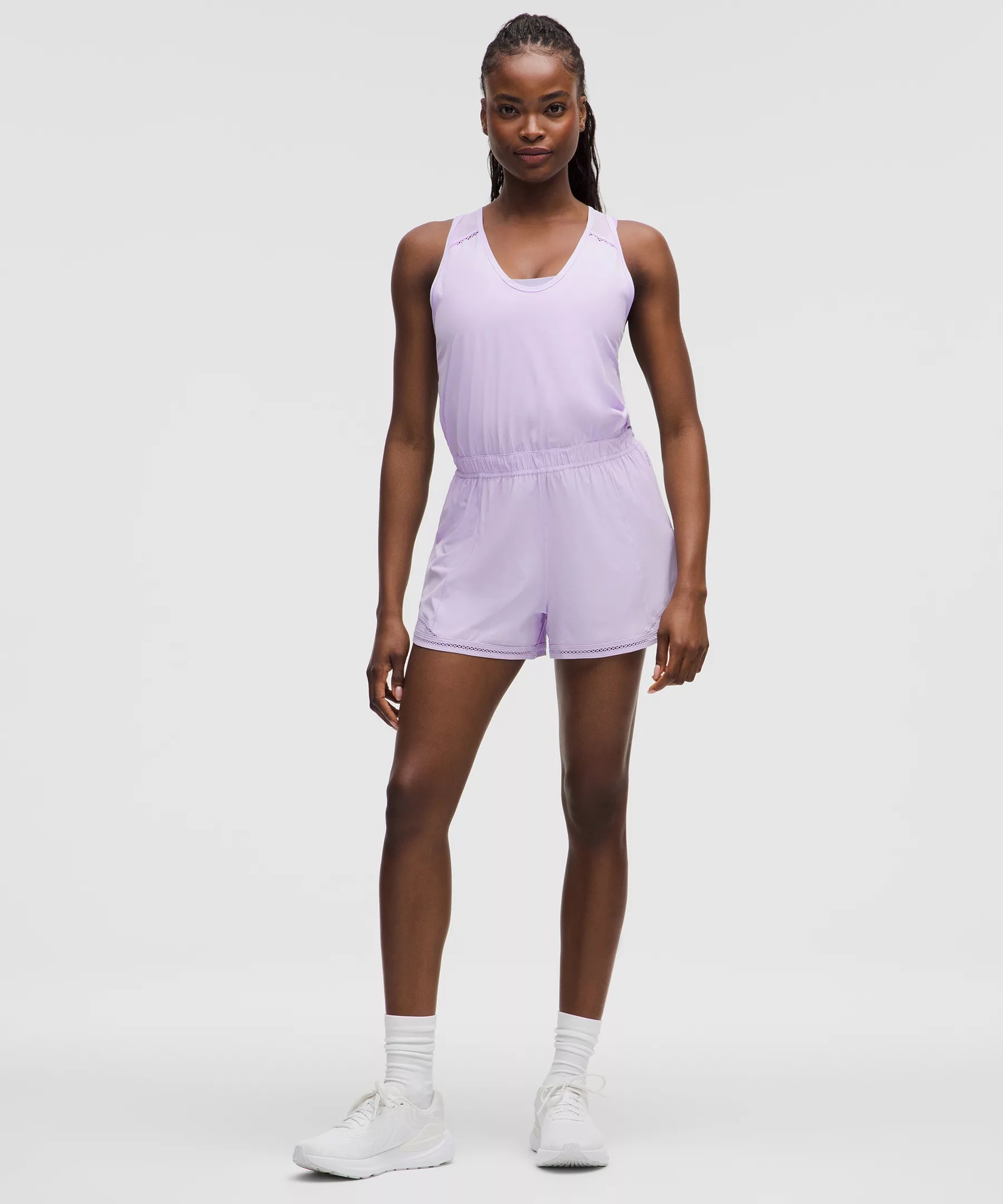 Hotty Hot Running Romper *Lace Trim - 1
