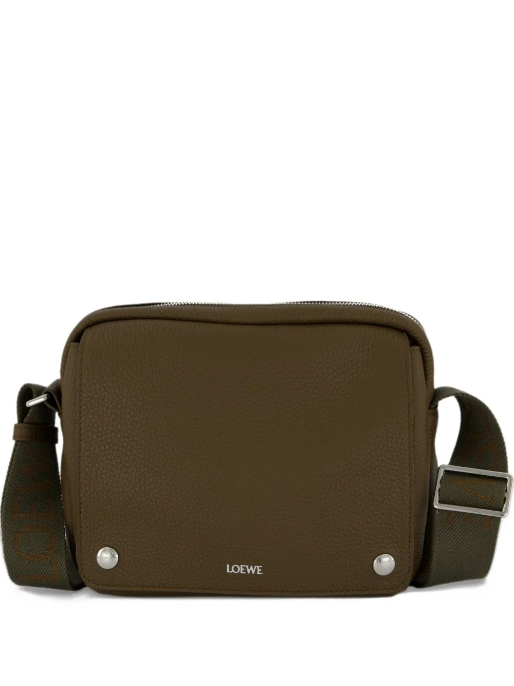 medium Pebble messenger bag in supple grained calfskin - 1