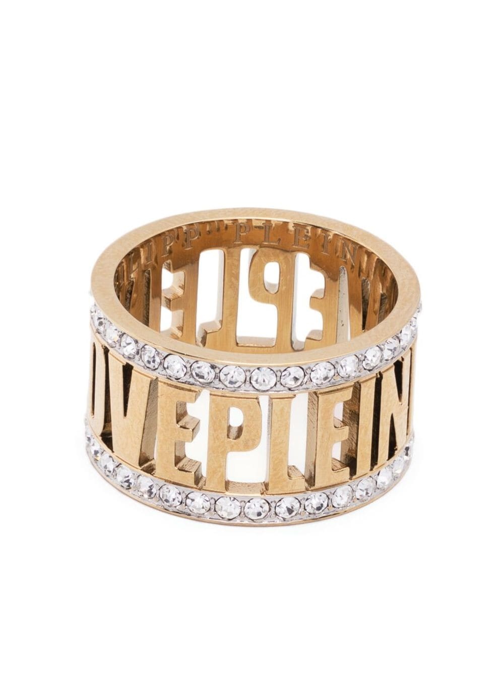 logo-lettering band ring - 1