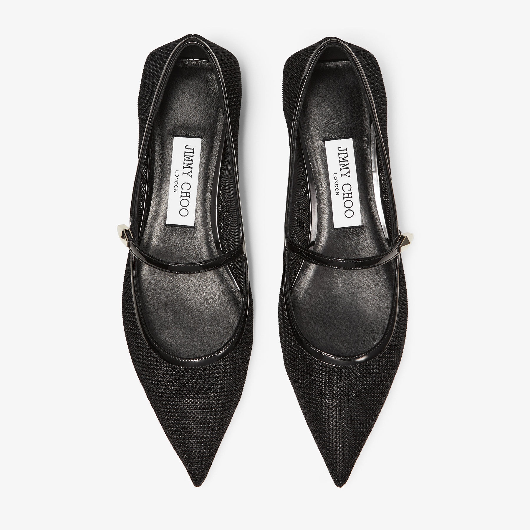 Carolyn Flat
Black Mesh & Patent Leather Flats - 5