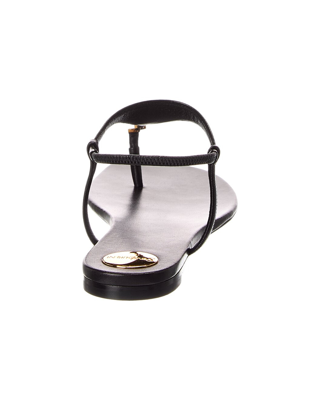 Saint Laurent Cassandre Leather Sandal - 3