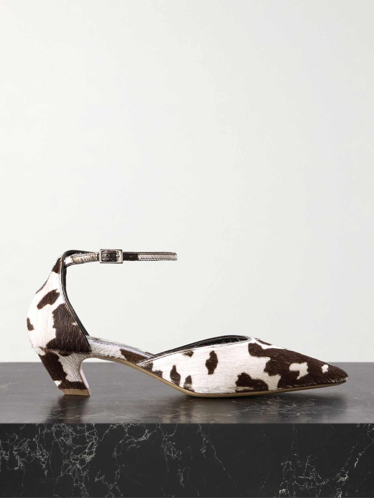 Victoria Cow-print Calf Hair Pumps - 1
