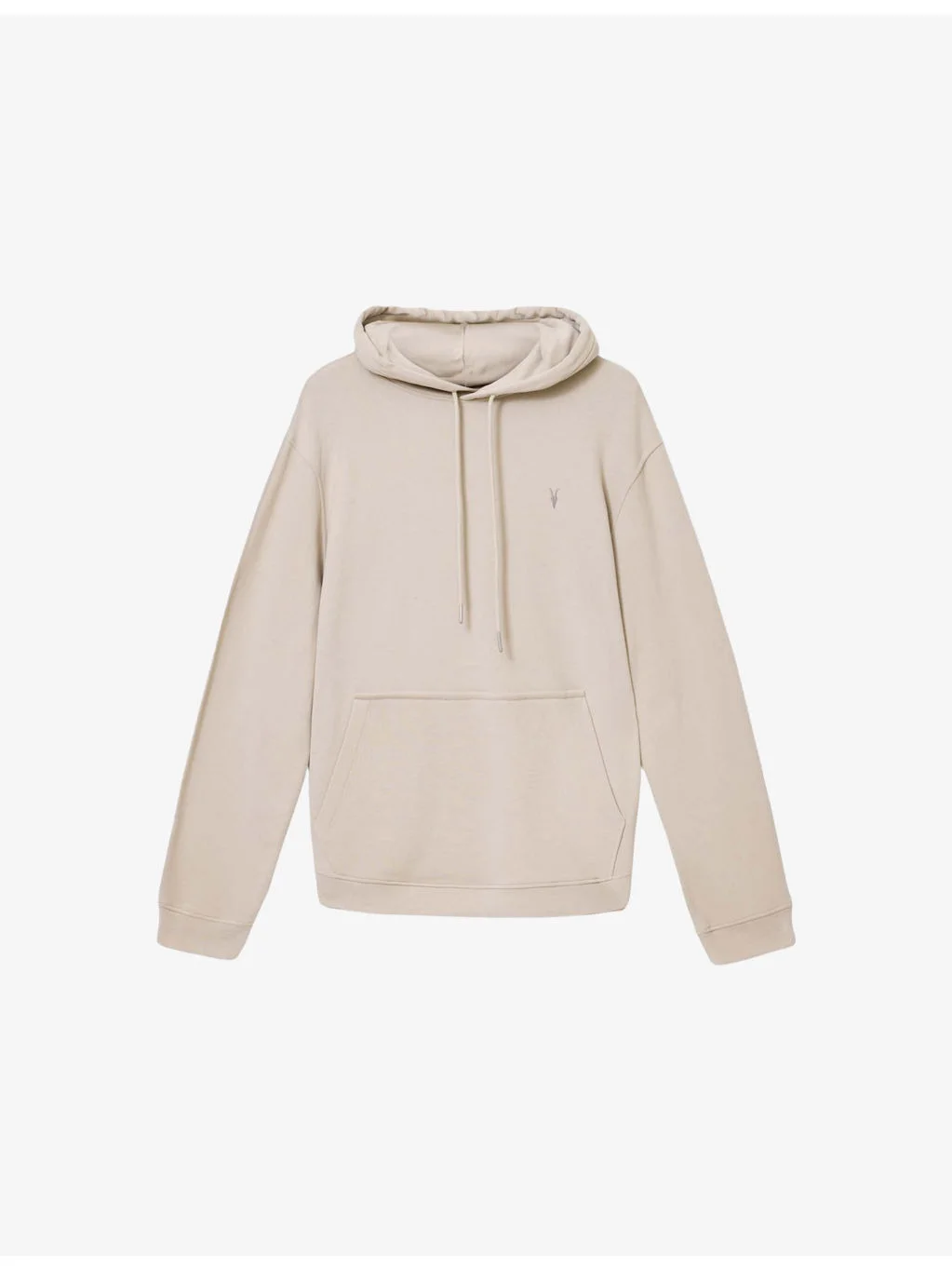 Asher Logo-Embroidered Cotton Hoody - 1