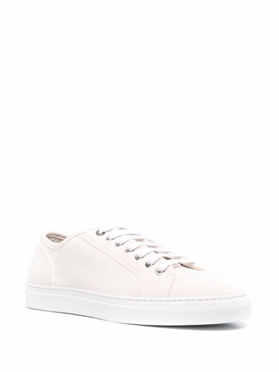 Brioni leather lace-up sneakers outlook