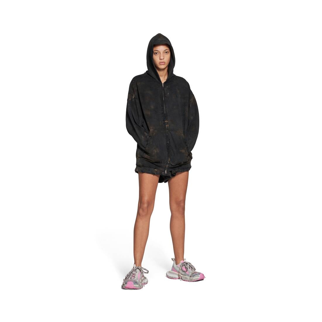 Women's 3xl Sneaker  in White/black - 9