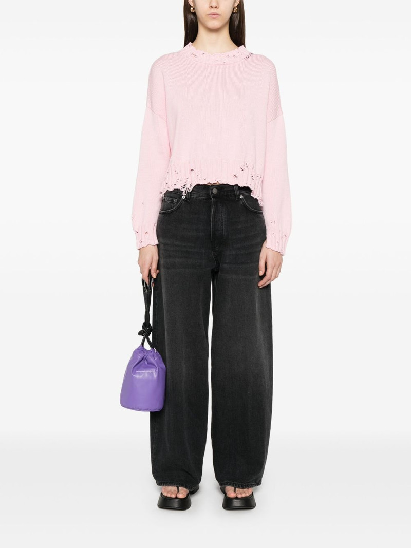 Marni dishevelled cotton sweater outlook