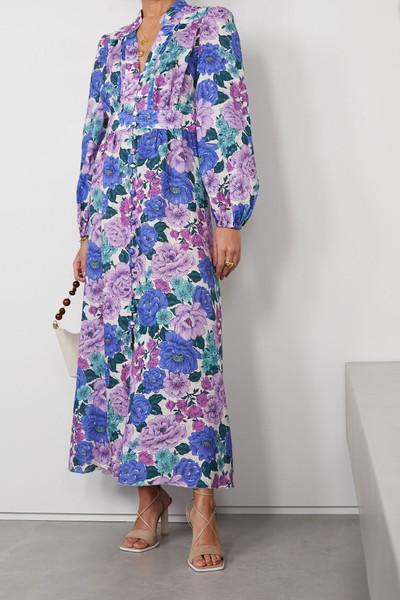 Zimmermann Poppy floral-print linen maxi dress outlook