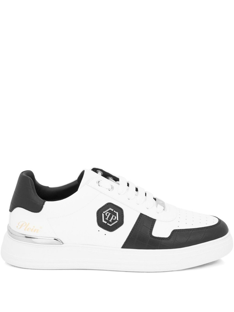 T-REX logo plaque trainers 1