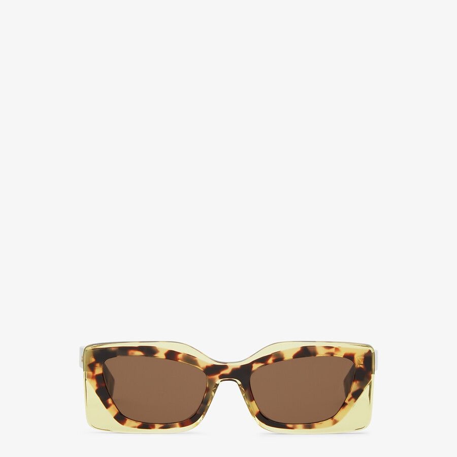 Tortoiseshell acetate sunglasses - 1