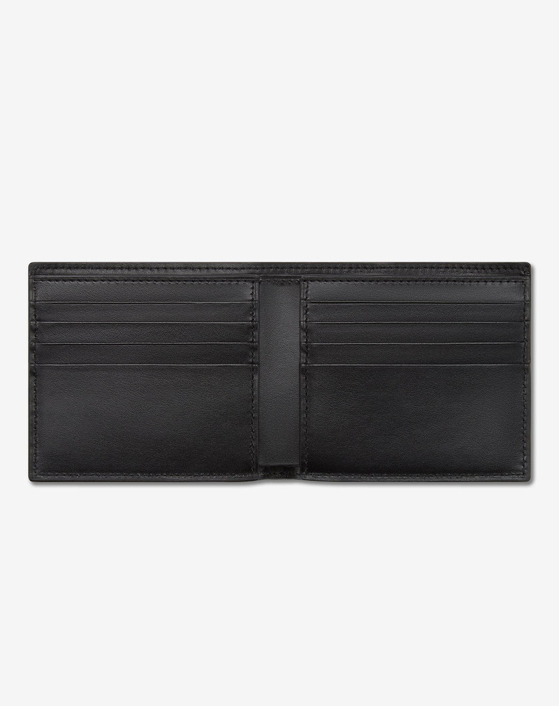 CORNELIANI Black leather wallet with card case outlook