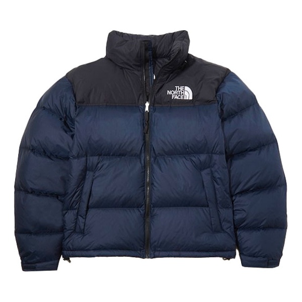 THE NORTH FACE Retro Nuptse Logo Print Padded Jacket 'Navy' NJ1DK50B - 1