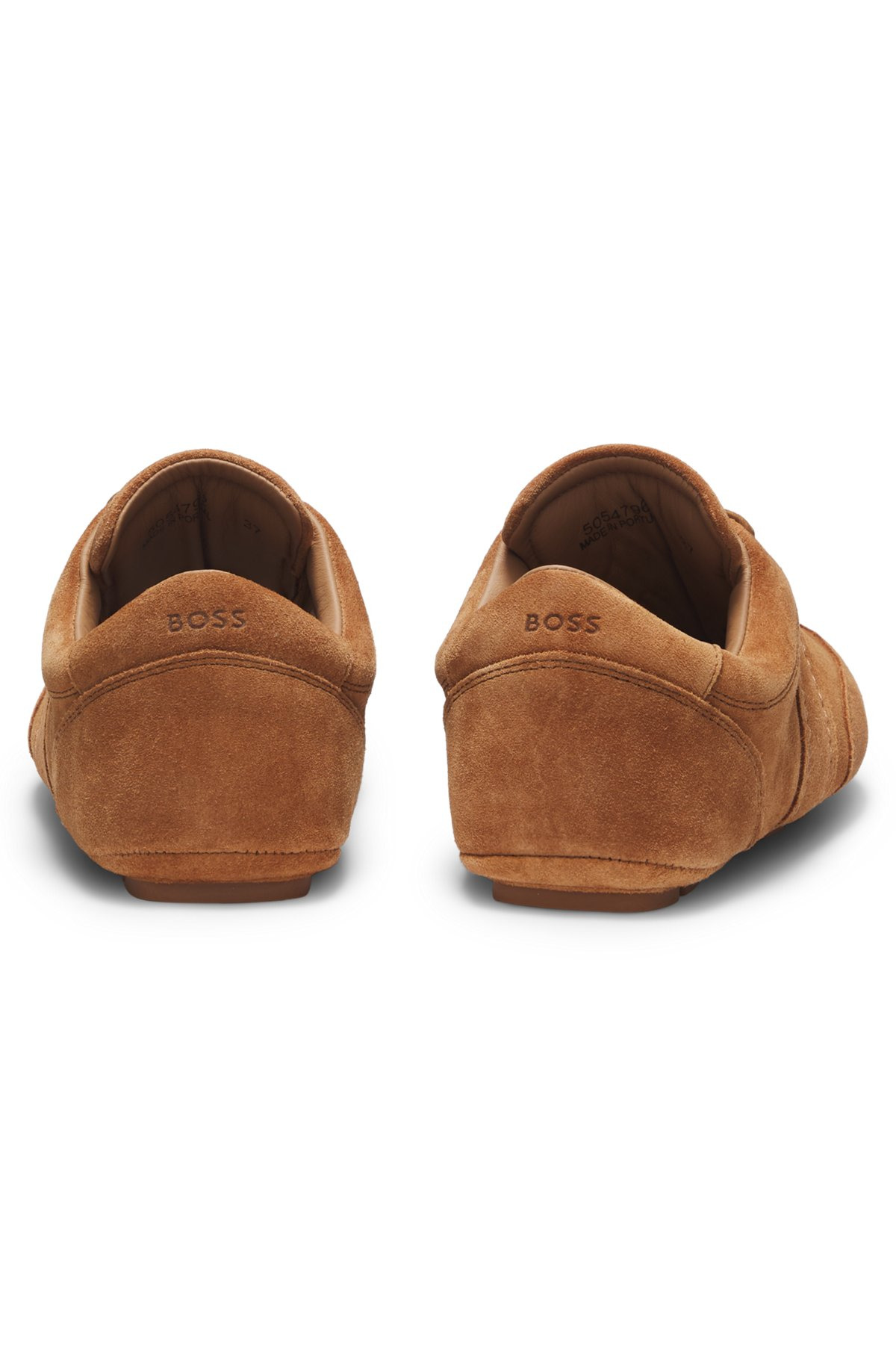 SUEDE TRAINERS WITH DOUBLE B MONOGRAM - 5
