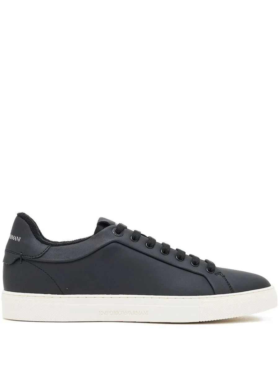Emporio Armani Leather Sneakers - 1
