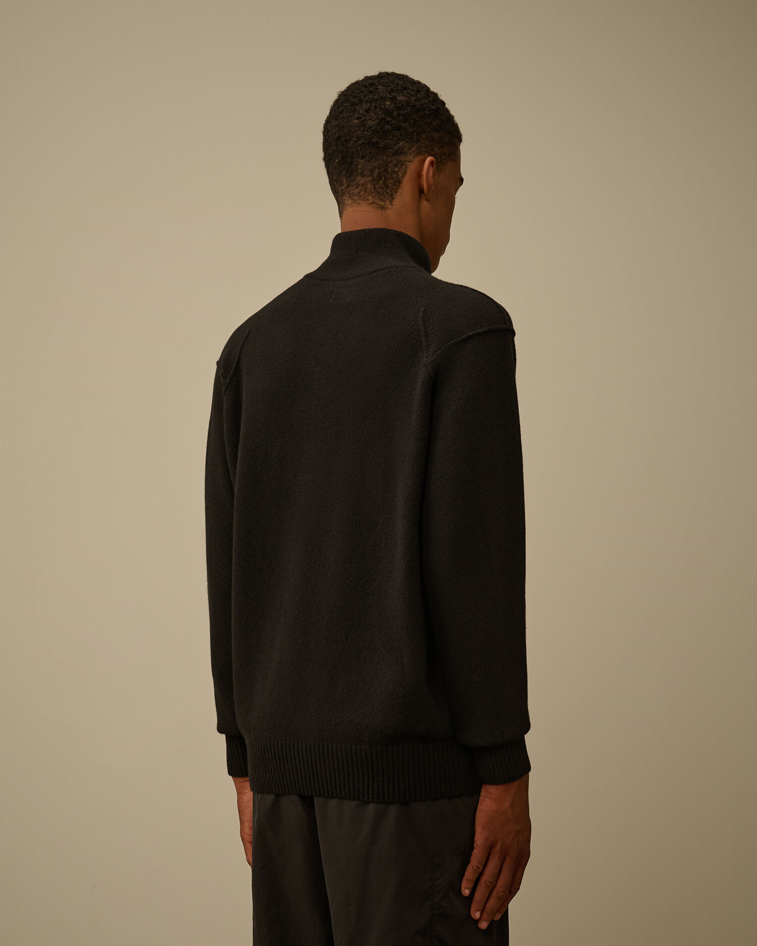 Lambswool GRS Half Zip Sweater - 4